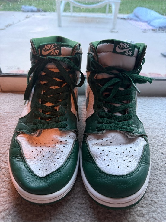 Nike Other - Nike Air Jordan 1 Retro High OG "Gorge Green" White Silver Sneakers. Mens 10.5